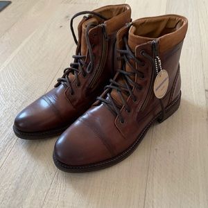 ALDO LUCIO MENS WATERPROOF LEATHER BOOTS US SZ 9.5
